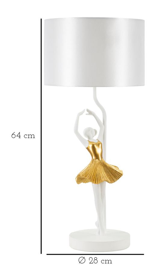 Lampada da Tavolo Eleganza Ballerina cm ø 28x64