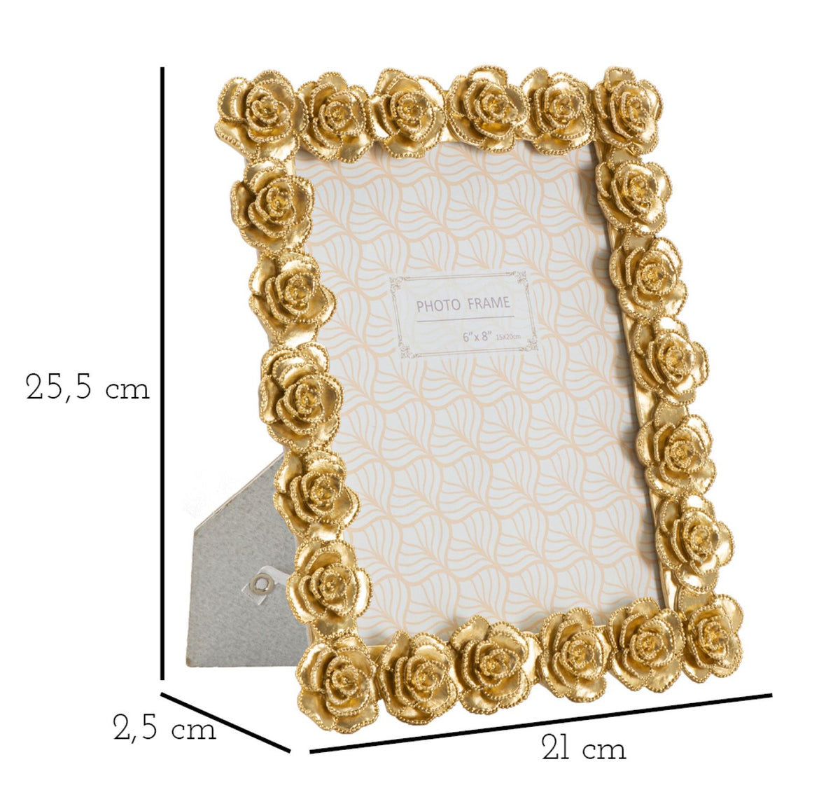 Cornice Elegante Rossan 21x2,5x25,5 cm (Interno 15x20 cm)