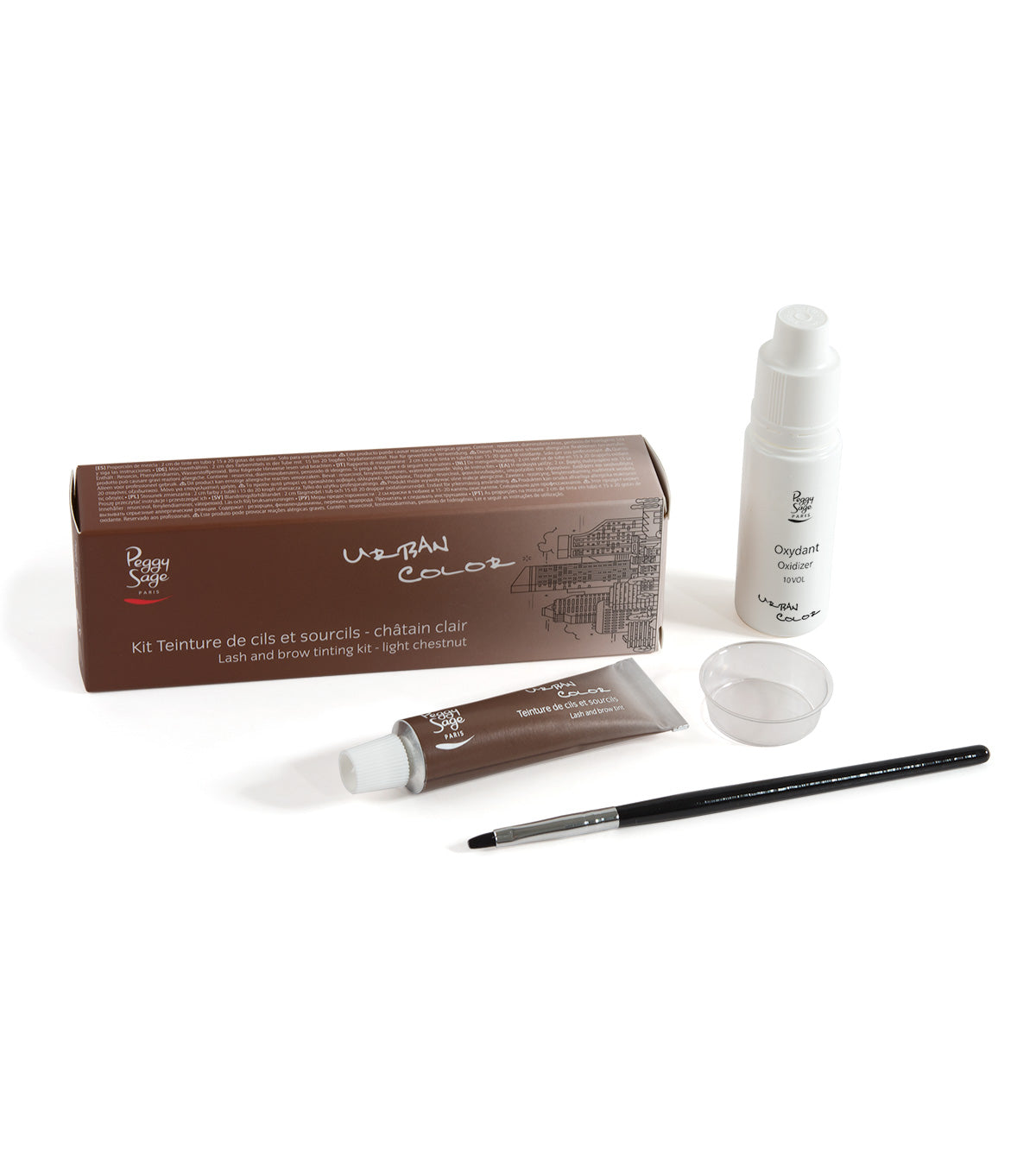 Peggy Sage Kit Tinta Per Le Ciglia E Le Sopracciglia Chatain