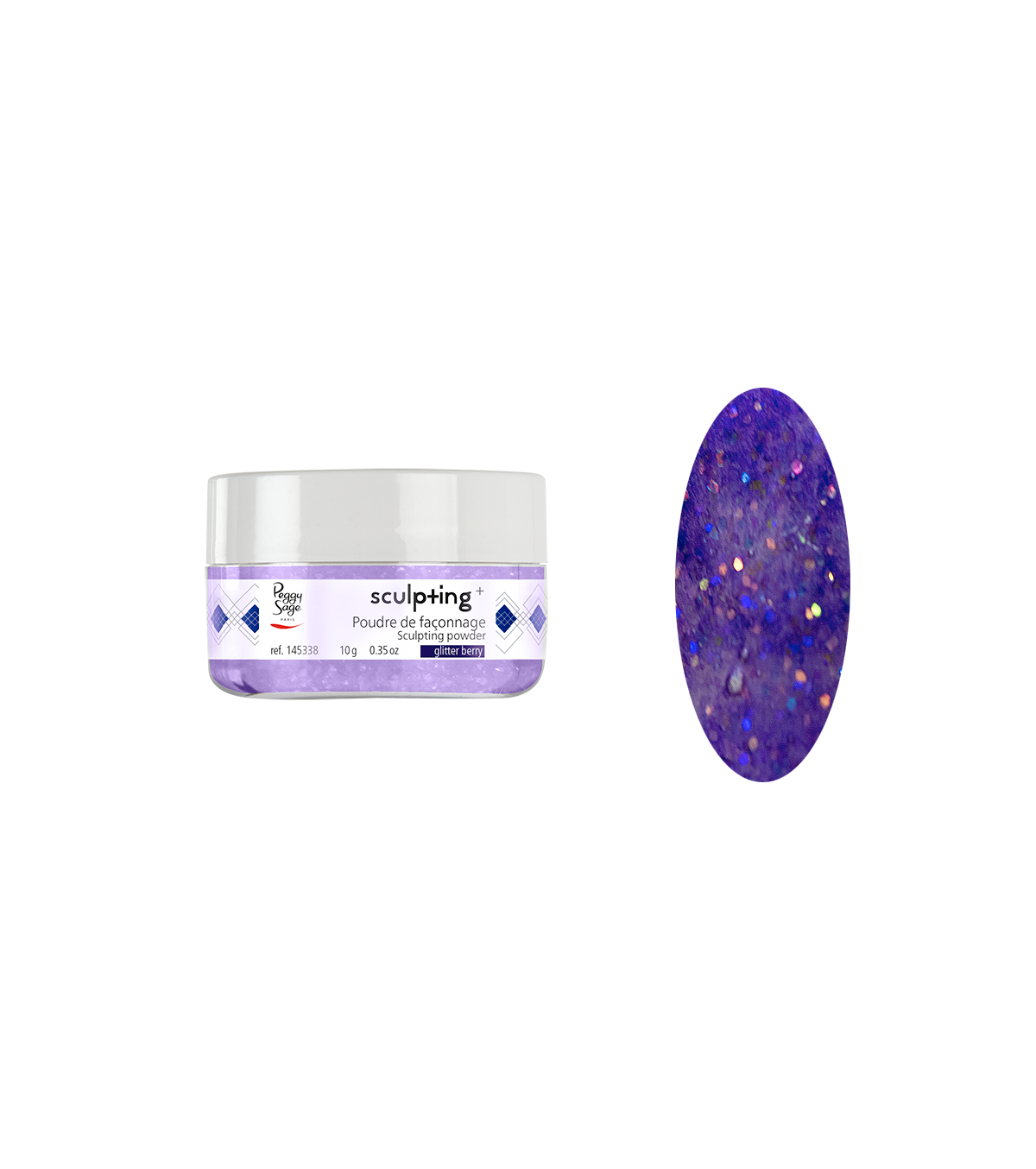 PEGGY SAGE POLVERE DI MODELLATURA GLITTER BERRY -10G