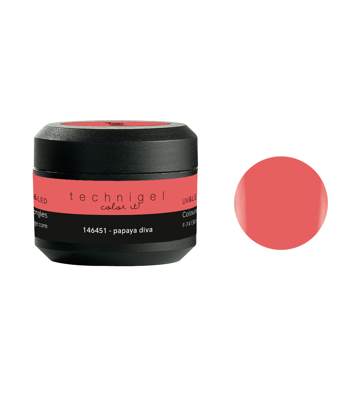 PEGGY SAGE GEL UV&LED COLORATO PER UNGHIE PAPAYA DIVA 5G