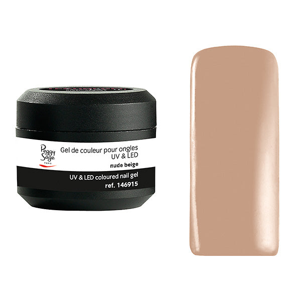 Peggy Sage Gel Uveled Colorato Per Unghie Nude Beige 5g