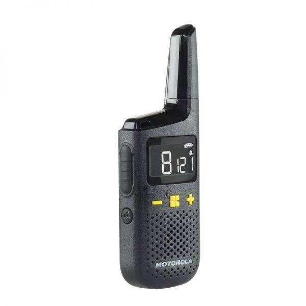 Motorola XT185 Set 2 Ricetrasmettitori - 16 Canali PMR446 + 121 Codici - Portata fino a 8km - Autonomia fino a 24h