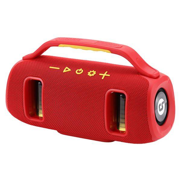 Coolsound BraveBox Altoparlante Bluetooth True Wireless 15W - Autonomia fino a 3h - USB, MicroSD e Aux - Vivavoce con Microfono Integrato - Illuminazione RGB