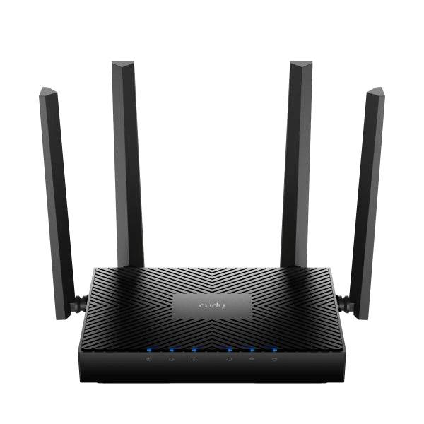 Cudy BE5000 Router WiFi 7 2.5G - Server e Client VPN - Ethernet 1Gbps - Supporta fino a 200 Dispositivi - Controllo Cloud con App - Doppia Banda fino a 5Gbps - 183.3x109x38mm - Colore Nero