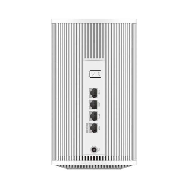 Cudy BE6500 Confezione 2 Sistemi WiFi 7 Mesh 2.5G - Server e Client VPN - Ethernet 2.5Gbps - Supporta fino a 200 Dispositivi - Controllo Cloud con App - 116x202mm - Colore Bianco