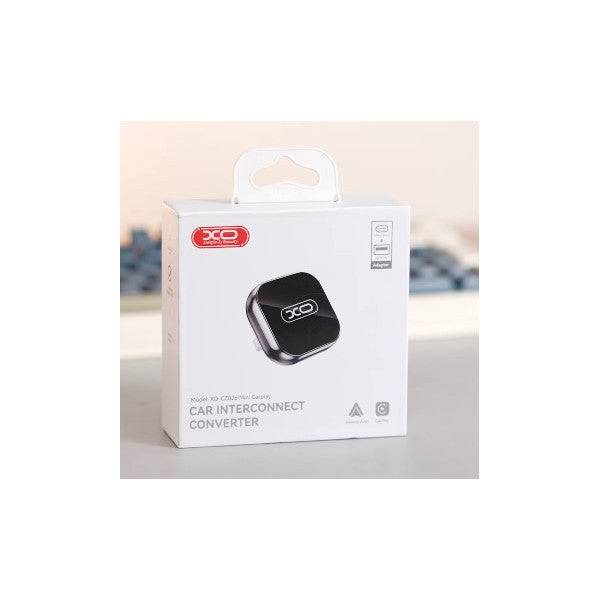 XO CZ026 Convertitore CarPlay Wireless - USB-A - USB-C - Associazione Automatica - Solo iPhone - Connessione Wireless - Colore Nero