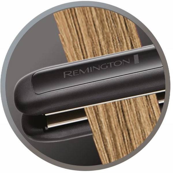 Remington Ceramic Straight Slim Piastra per Capelli - Ceramica - Fino a 215° - Indicatore Luminoso - Colore Nero
