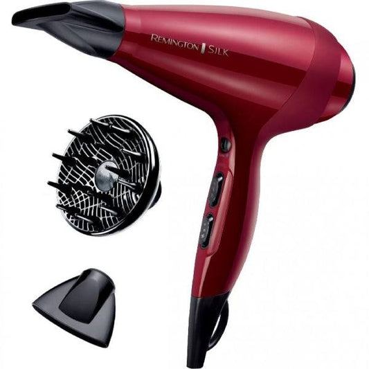Remington AC Silk Asciugacapelli 2400W - Tecnologia Ionica - 3 Temperature 2 Velocità - Motore AC Professionale