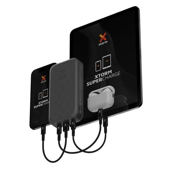Xtorm FS5201 Powerbank 20.000 mAh 35W - 2x USB-C, 1x USB A - QC 3.0 - Compatto ed Elegante - Colore Nero
