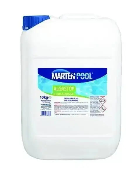 Antialghe liquido concentrato Algastop 10 kg Detergenti e soluzioni piscine MARTEN