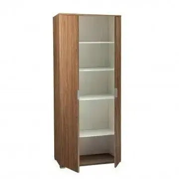 Armadio a Due Ante 180 Noce 75x38x174 Armadi Hobby Shop Solution