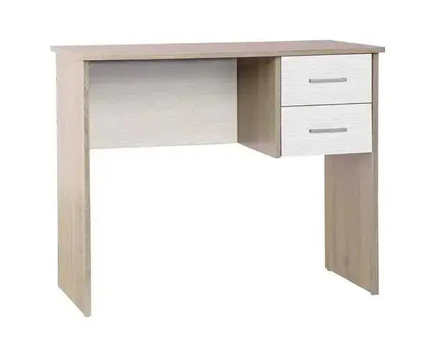 Scrivania 2 cassetti Rovere/Bianco Scrivanie Store