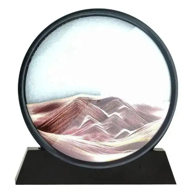 Cornice di sabbia in 3d Cornice Sabbia Hobby Shop Solution Caffè 12 inch