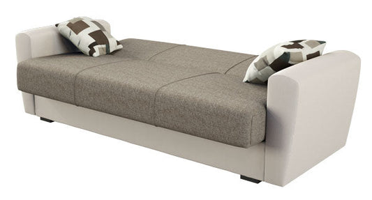 Divano Letto Miami 2 Posti (162x66x80 cm) in Ecopelle e Tessuto Divani Hobby Shop Solution