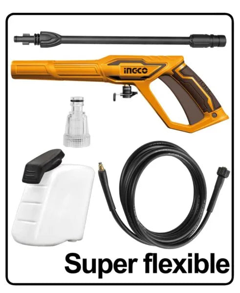 Idropulitrice 2000W 160 Bar – Accessori inclusi, tubo 5m