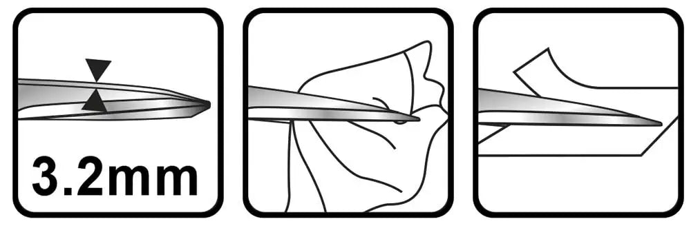 Istruzioni di utilizzo forbice Ingco: taglio di carta, tessuti e metallo sottile con lama da 3.2mm, manici ergonomici gialli e neri