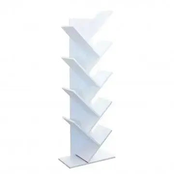 Libreria Ariane Bianca e Naturale: Melammina, 50x25x141,5 Librerie Hobby Shop Solution