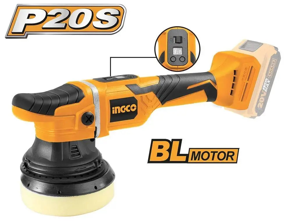 Lucidatrice a batteria 20v 125mm p20s Lucidatrici e pulitrici INGCO