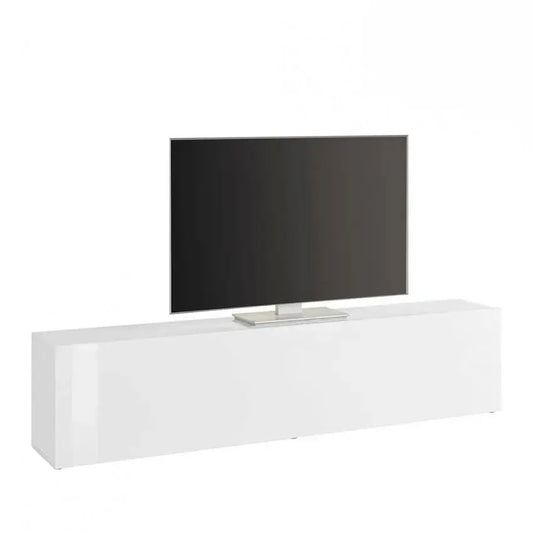 Modern Porta TV 1 Anta a Ribalta Maruska Bianco Lucido Porta tv Italy Web forniture