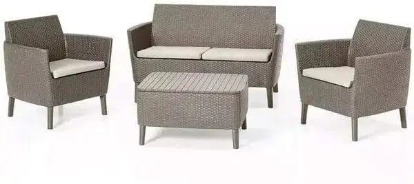 Salotto salemo cappuccino cus.sabb. Set da giardino Hobby Shop Solution