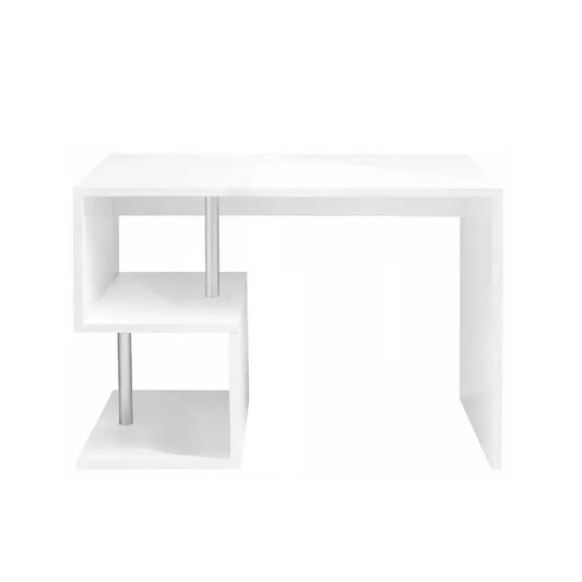 Scrivania Moderna ESSE 100 Bianca Lucida Scrivanie Italy Web forniture