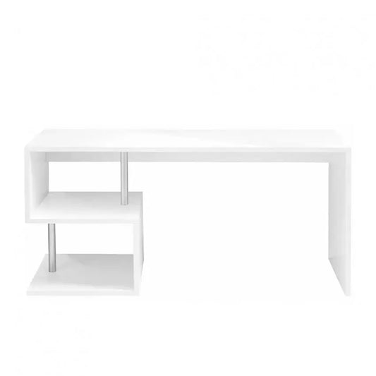 Scrivania ESSE 180: Design Moderno in Bianco Lucido Scrivanie Italy Web forniture