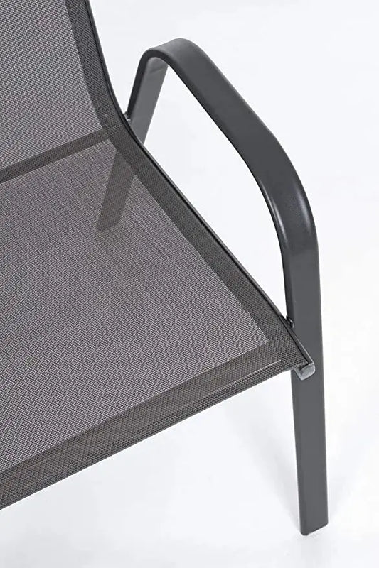 Sedia con braccioli Martinez antracite Sedie da giardino Hobby Shop Solution