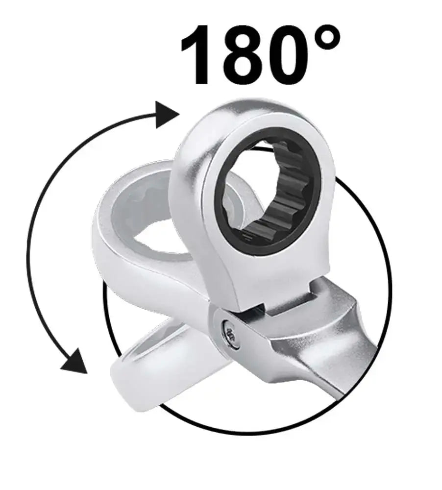 Set 8 chiavi fisse-cricchetto snodate 8-19MM Set chiavi Hobby Shop Solution