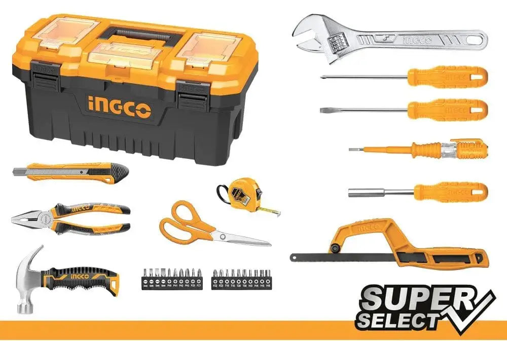 Set utensili in valigetta ingco Cassette degli attrezzi INGCO