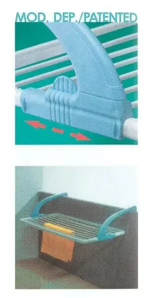 Stendi balcone ghibli cm.100x55 Stendibiancheria GIMI-VILEDA