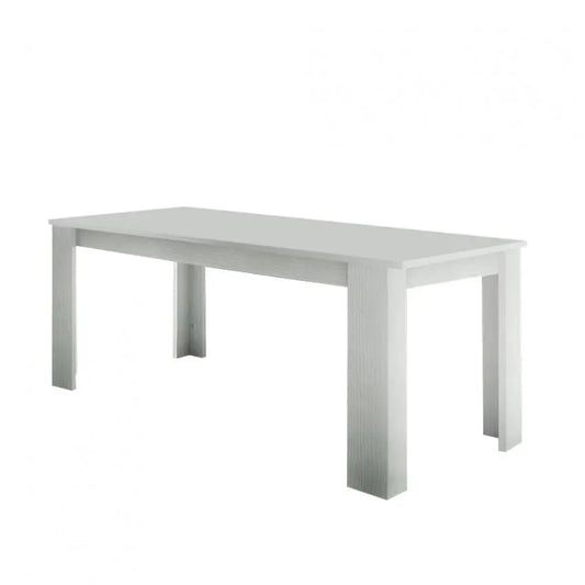 Tavolo Allungabile JESI 140 dal Design Moderno in Larice Bianco Tavoli Italy Web forniture