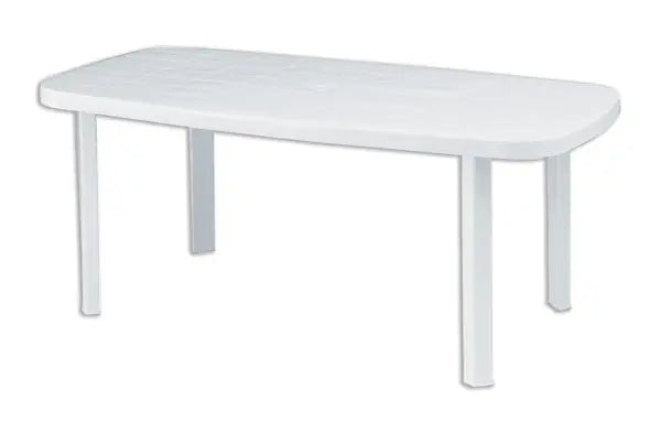 Tavolo in plastica ulisse 180x85 tre colori Tavoli da giardino DIMAPLAST BIANCO