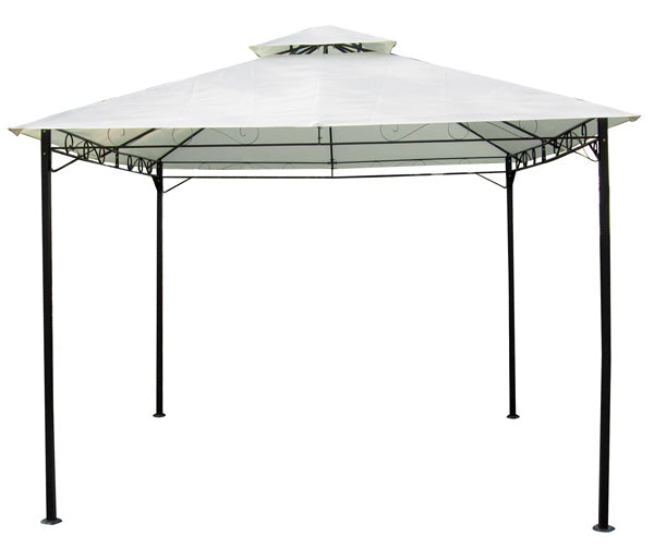 Gazebo Echos 3x4 m - Acciaio Verniciato, Copertura 180 gr, Ecrù