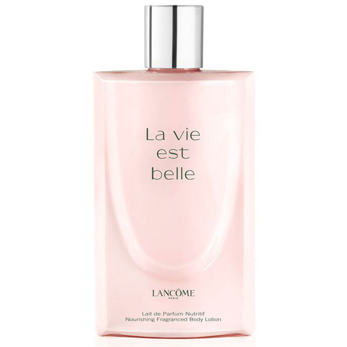 Lait de parfum nutritif Lancome La Vie Est Belle in bottiglia rosa con tappo argento, idratante e profumato per il corpo, SKU: 53968920