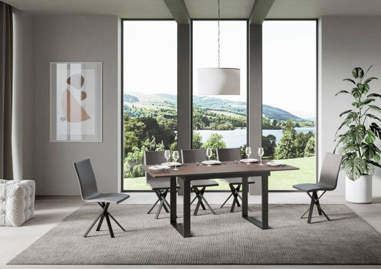 Itamoby Tavolo Allungabile Bandos 120 e 160 cm - Design Industriale
