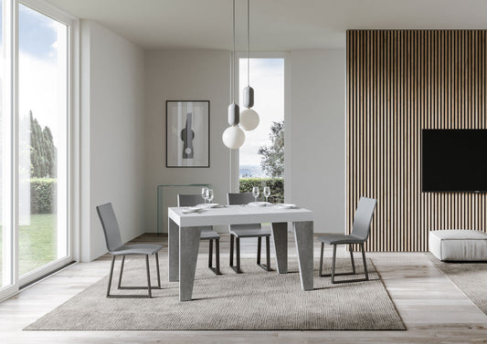 Tavolo allungabile Naxy Mix diversi colori Itamoby- gambe in diverse finiture
