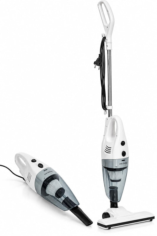 Scopa Elettrica 2in1 600W Cavo 4mt Bianca