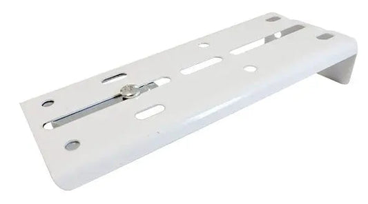 Supporto estensibile in metallo bianco per SCORRITENDA EASY CM.213-400, ideale per il fissaggio stabile del binario a parete o soffitto.