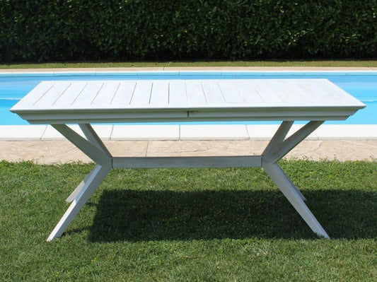 TAVOLO BALI 150/200 X 90 BIANCO Hobby Shop Solution