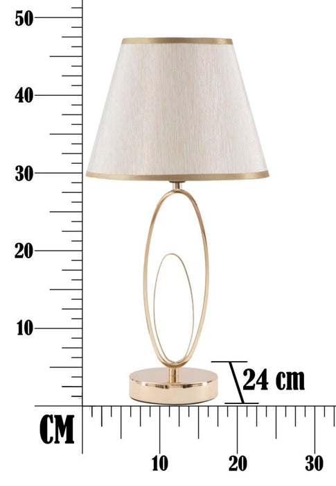 Lampada da Tavolo Elegante Glam Flush ø 24x47 cm