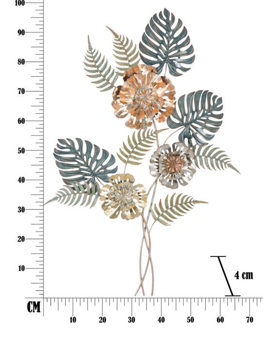 Pannello Decorativo in Ferro Elegante cm 66x4x98