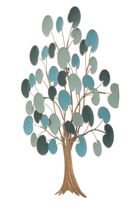 Pannello Decorativo in Ferro a Forma di Albero - Dimensioni 89x2,5x90 cm