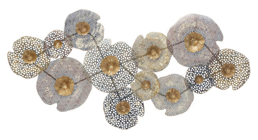 Pannello Decorativo in Metallo "Holes" 119x7x59,5 cm