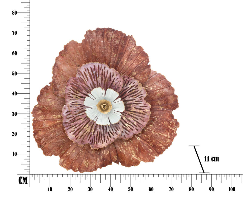 Pannello Decorativo in Ferro Bunga cm 73,5x11x72