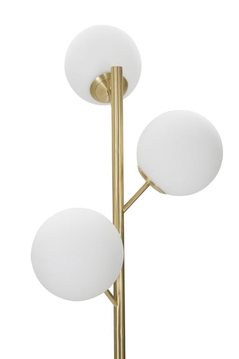 Lampada da terra elegante con 3 luci, diametro 36 cm e altezza 190 cm