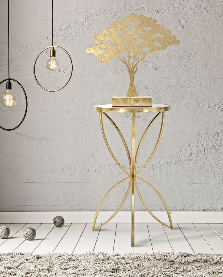 Tavolino elegante a forma di farfalla ø 35x60