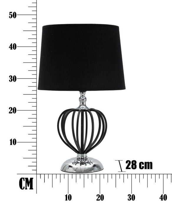 Lampada da Tavolo Glamour Silver Ø28x44,5 cm