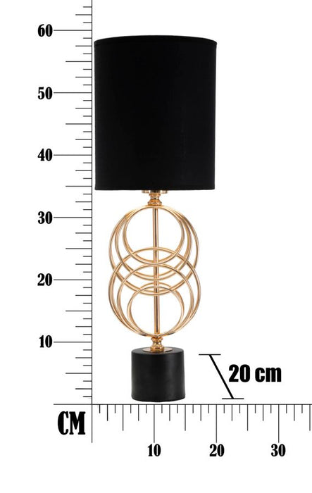 Lampada da Tavolo Circly Design Elegante cm ø 20x58,5