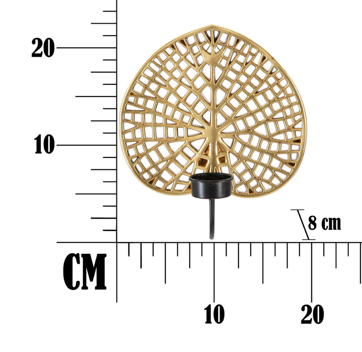 Portacandele da Muro Lotus Elegante 20x8x22,2 cm